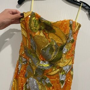 HELSI Serena Strapless Floral Dress